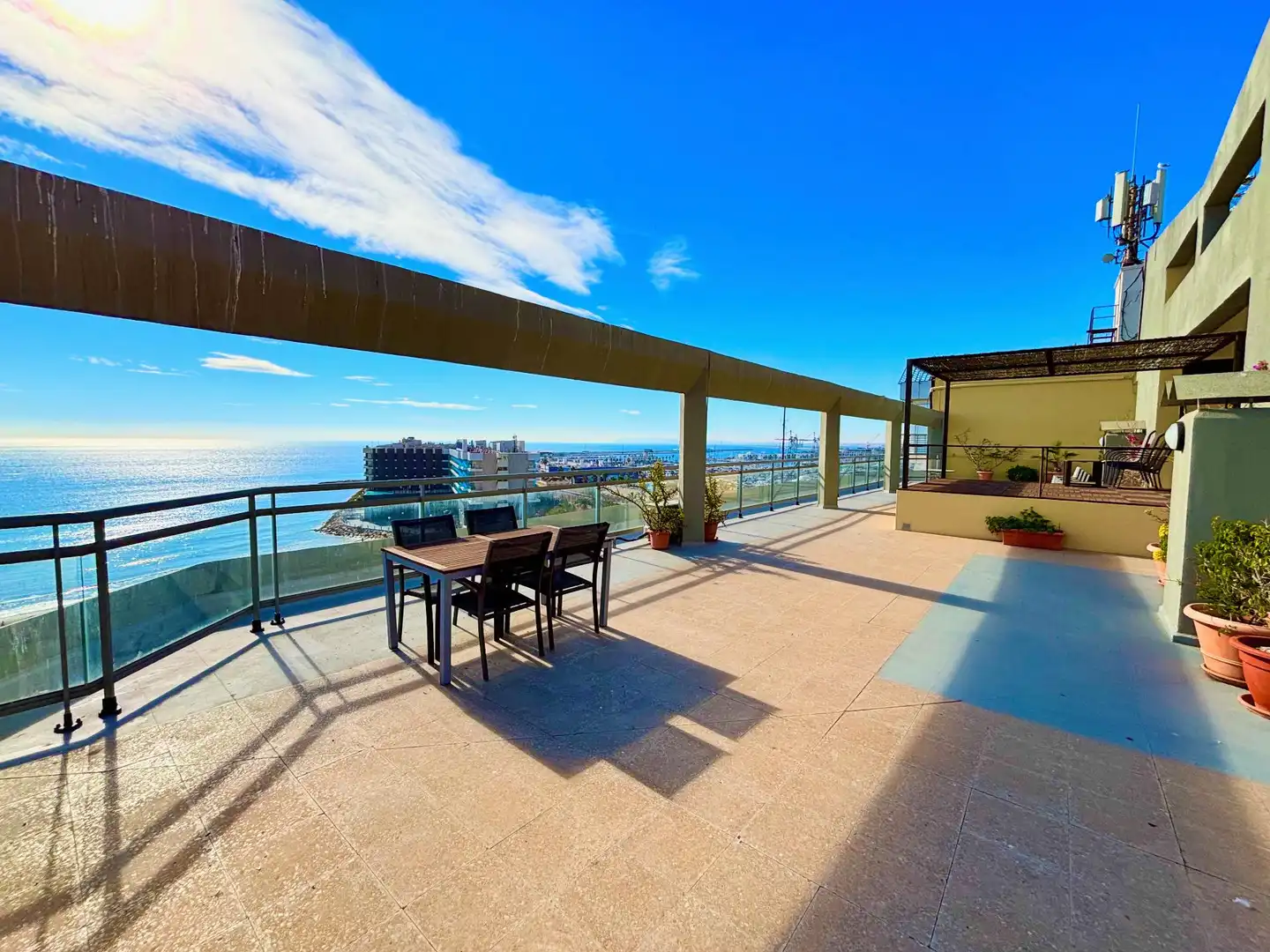 Terrace of Flat for sale in Alicante / Alacant  with Air Conditioner, Parquet flooring and Storage room