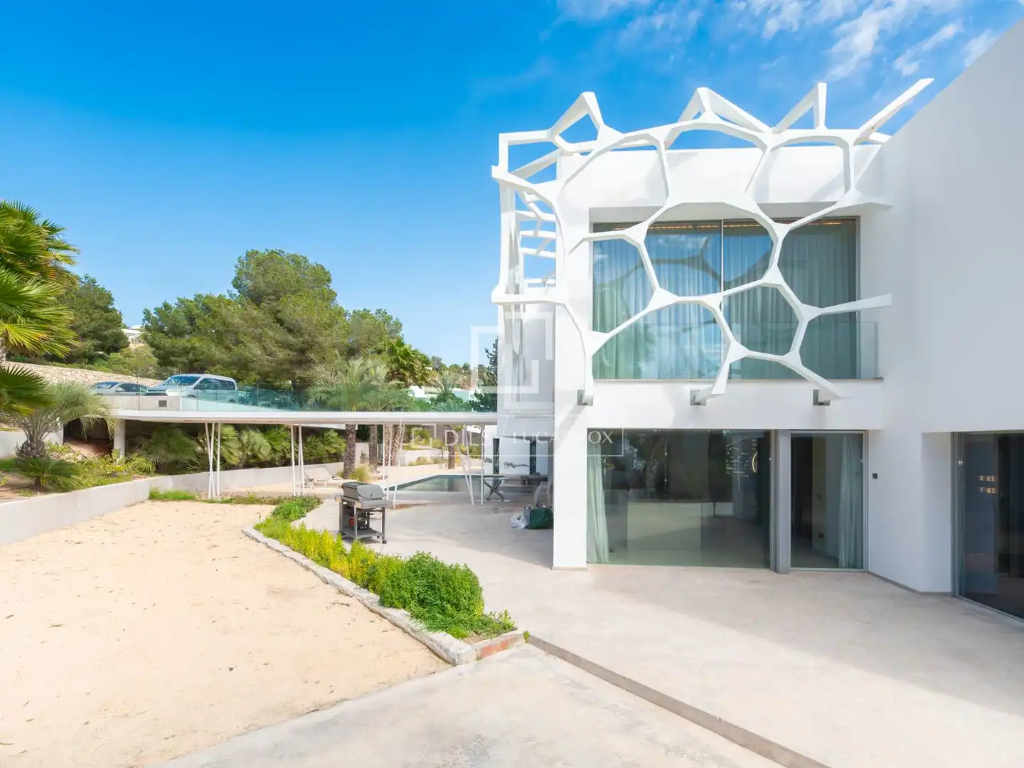 Exterior view of Houses for sale in Santa Eulària des Riu  with Air Conditioner, Heating and Private garden
