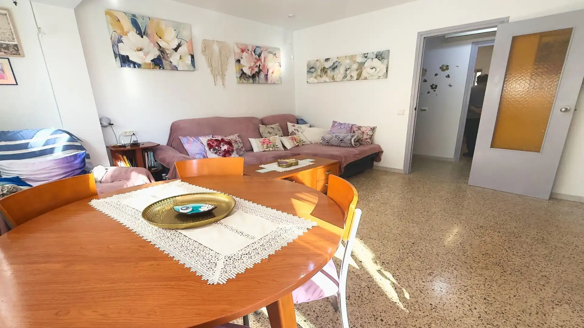 Living room of Flat for sale in Benidorm  with Furnished and Balcony