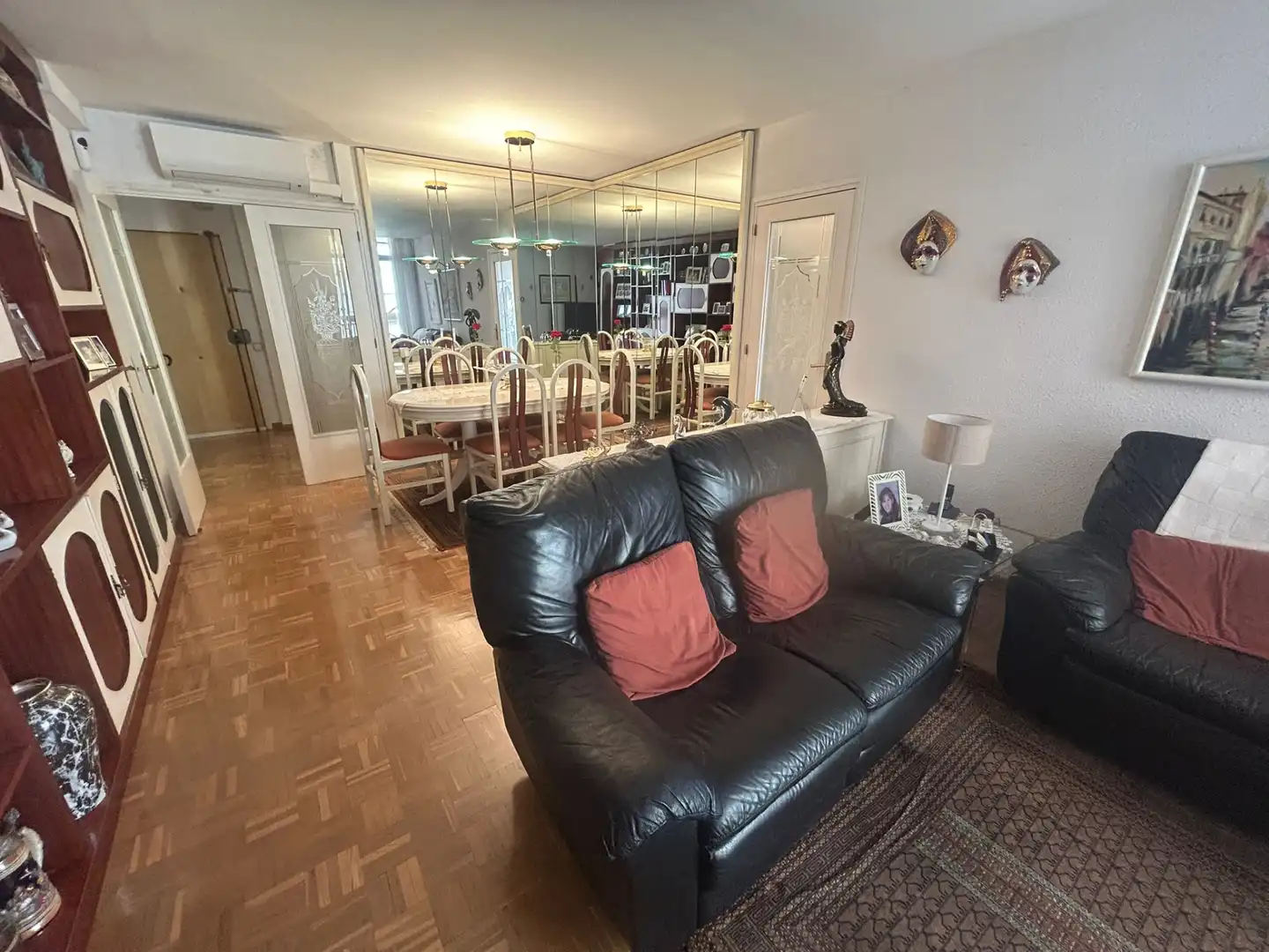 Wohnzimmer von Wohnung zum Verkauf in Barcelona mit Klimaanlage, Heizung und Möbliert
