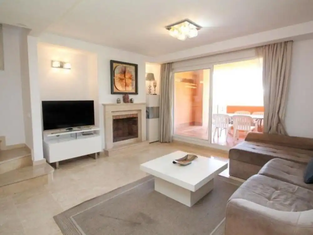 Living room of Detached homes for sale in Marbella  with Air Conditioner, Terrace and Swimming Pool