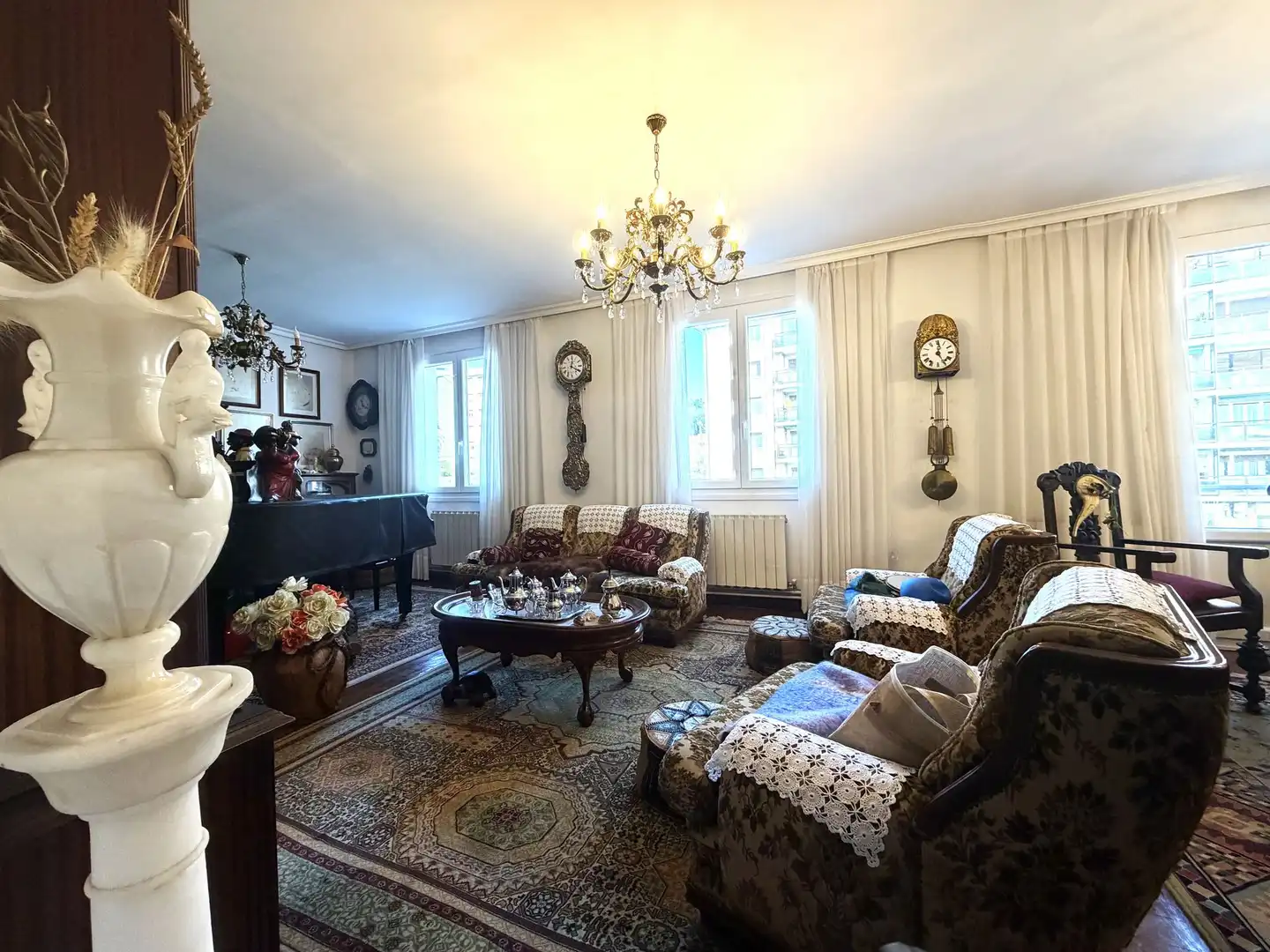 Sala d'estar de Pis en venda en Galdakao amb Calefacció, Terrassa i Traster