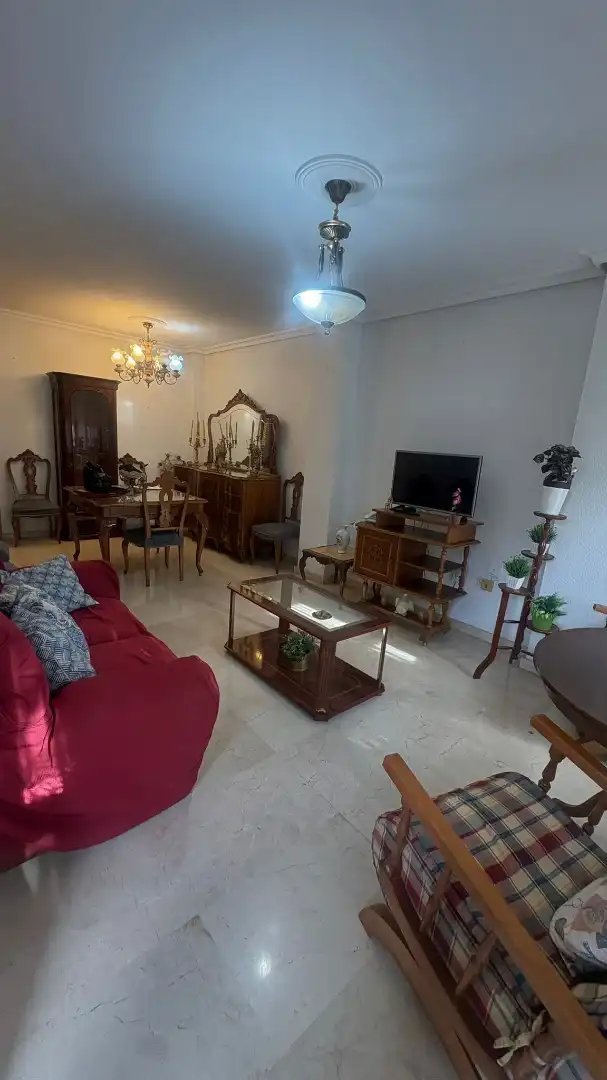 Sala de estar de Piso en venta en  Almería Capital con Aire acondicionado, Terraza y Trastero