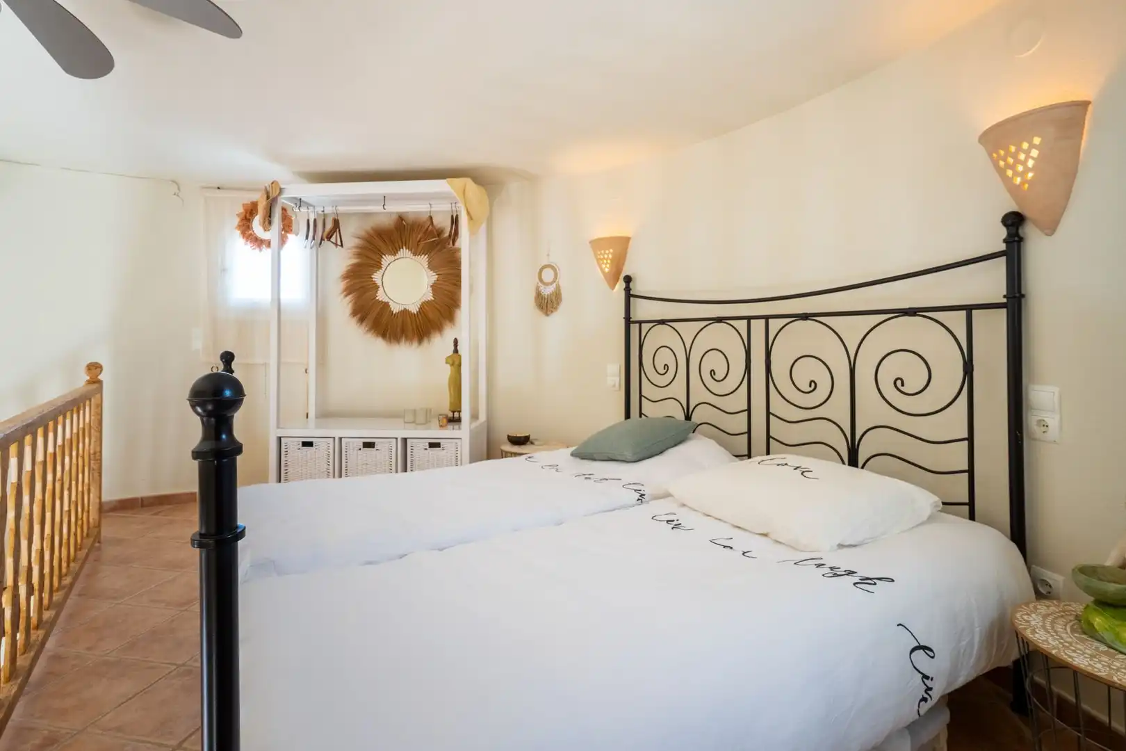 Schlafzimmer von Haus oder Chalet zum Verkauf in Sant Josep de sa Talaia mit Klimaanlage, Heizung und Terrasse