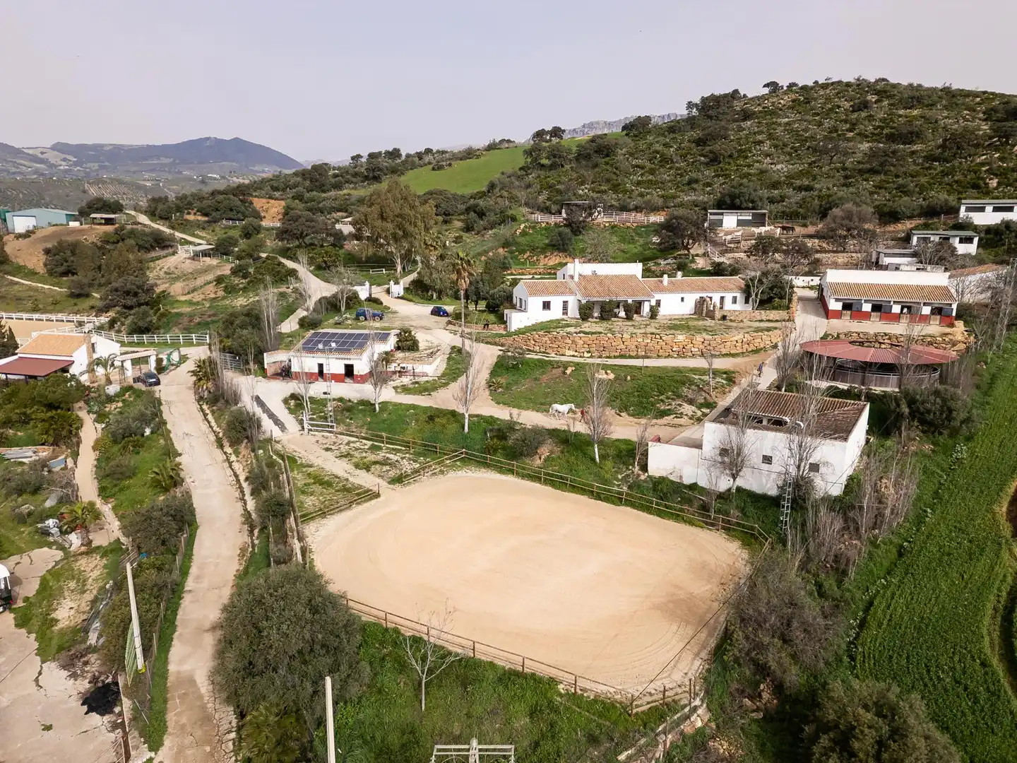 Vista exterior de Finca rústica en venta en Villanueva de la Concepción con Terraza, Piscina y Amueblado