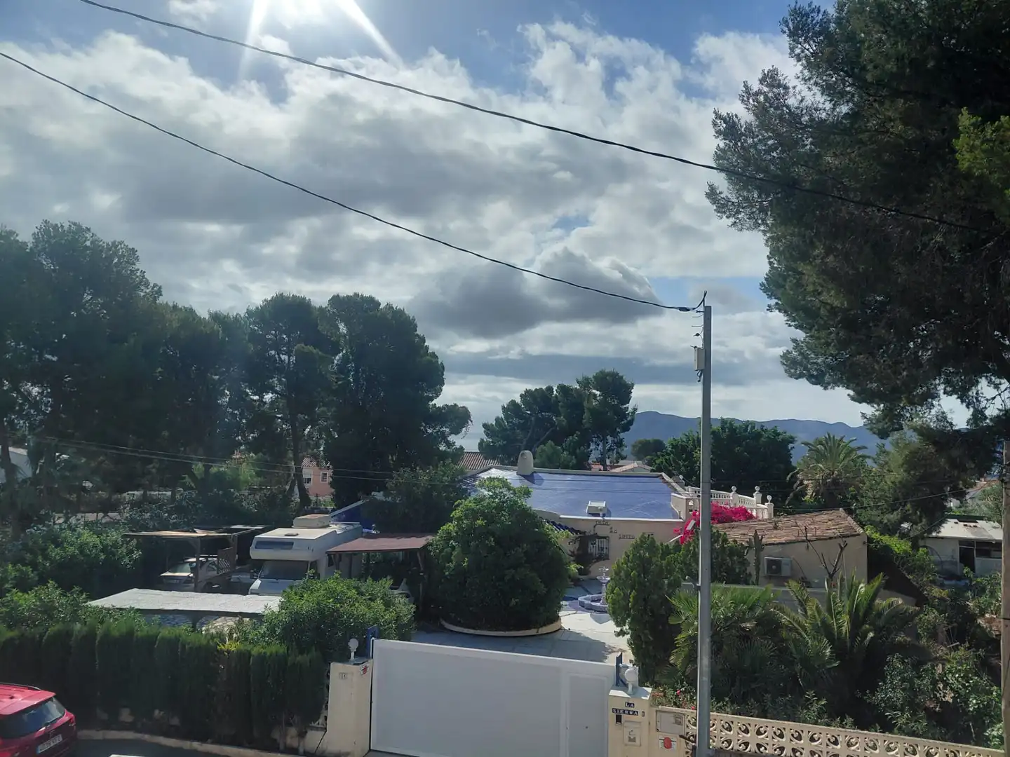 Vista exterior de Casa o chalet de alquiler en La Nucia con Aire acondicionado, Jardín privado y Terraza