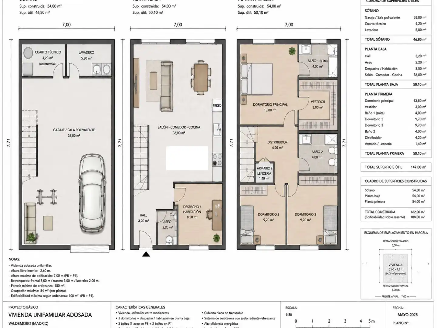 Casa a schiera con giardino in vendita a Calle de Puerto Rico 17, imagen 13