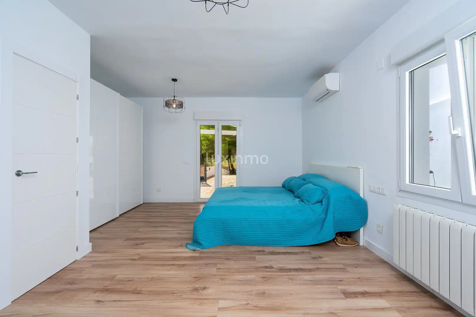 Schlafzimmer von Haus oder Chalet zum Verkauf in Calpe / Calp mit Klimaanlage, Heizung und Terrasse