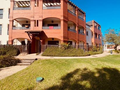 Vista exterior de Pis en venda en Aljaraque amb Terrassa i Piscina comunitària