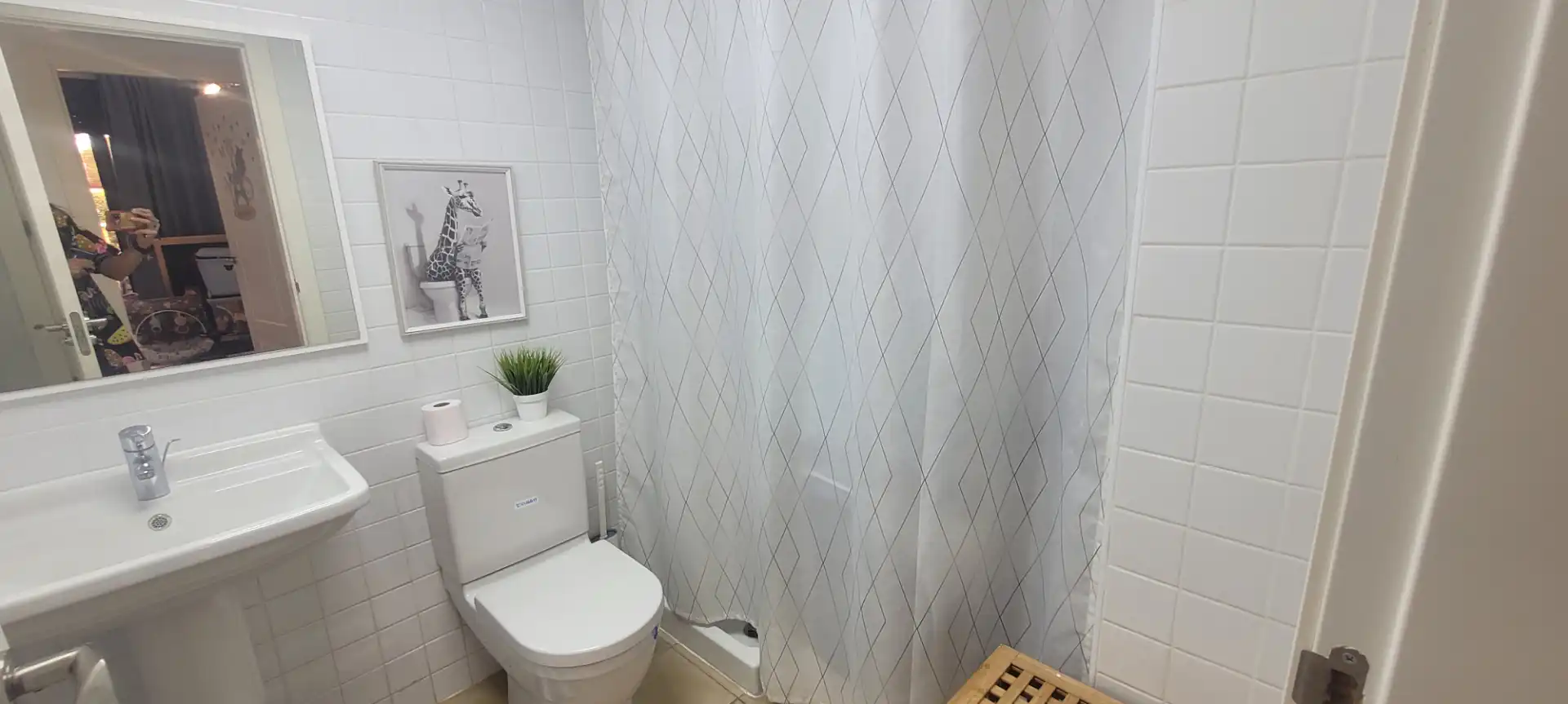 Bany de Apartament en venda en Murcia amb Aire condicionat, Calefacció i Jardí privat