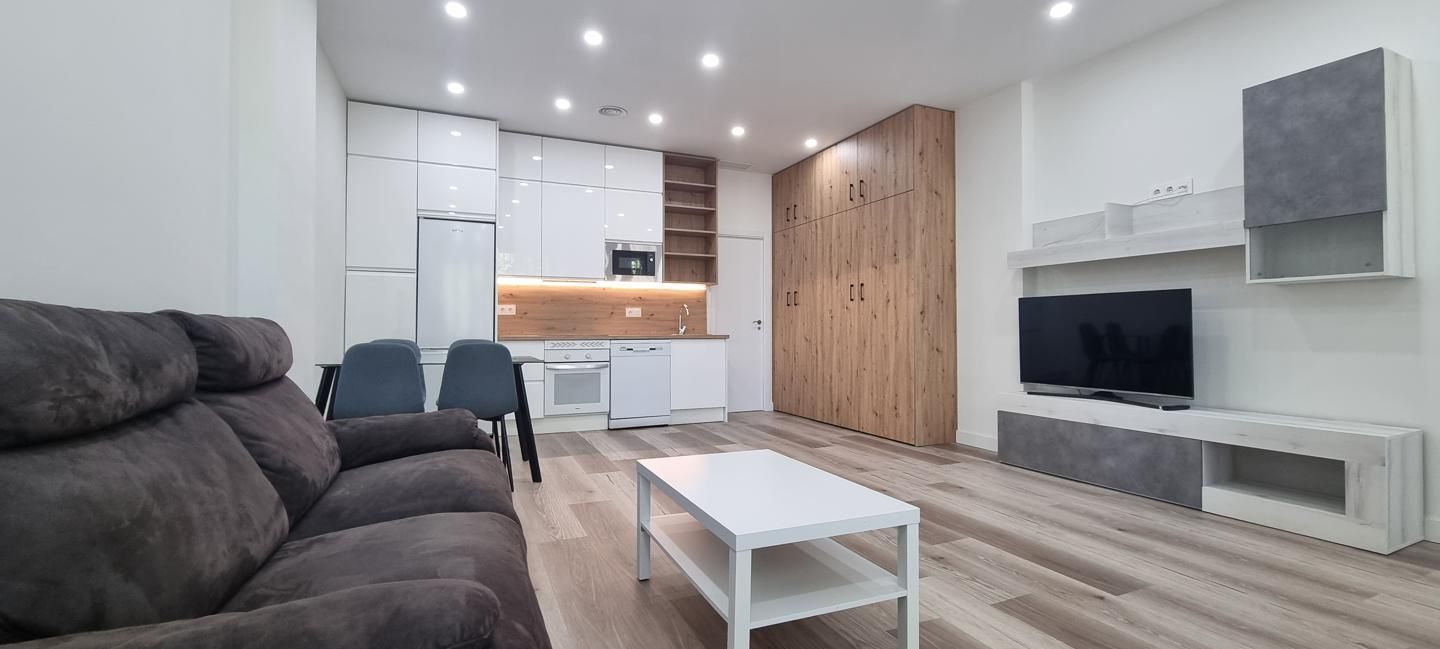 Living room of Apartment to rent in Leganés  with Air Conditioner and Furnished