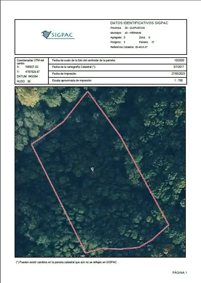 Terreno en venta en Hernani