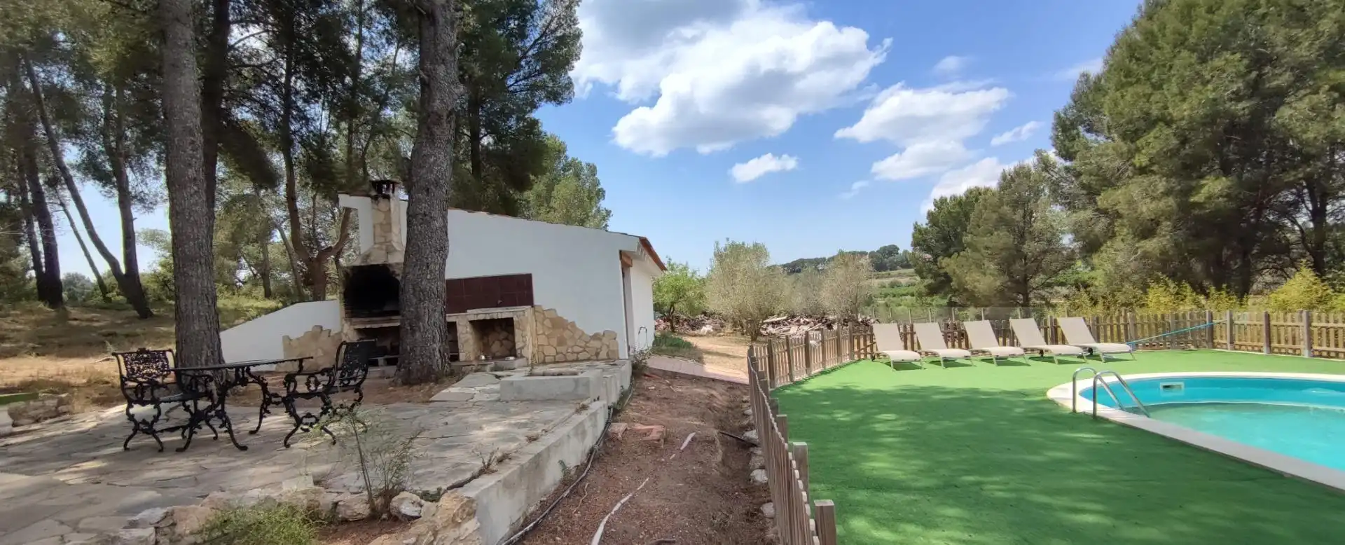 Jardí de Finca rústica en venda en El Catllar  amb Calefacció, Jardí privat i Piscina