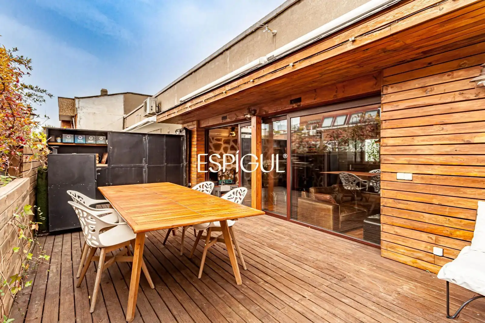 Terrasse von Dachboden zum Verkauf in Madrid mit Klimaanlage, Heizung und Parkett