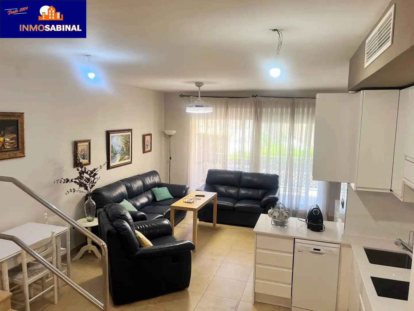 Sala de estar de Apartamento en venta en Vícar con Aire acondicionado, Calefacción y Jardín privado