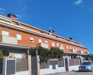 Exterior view of Single-family semi-detached for sale in Terrer  with Air Conditioner, Terrace and Balcony