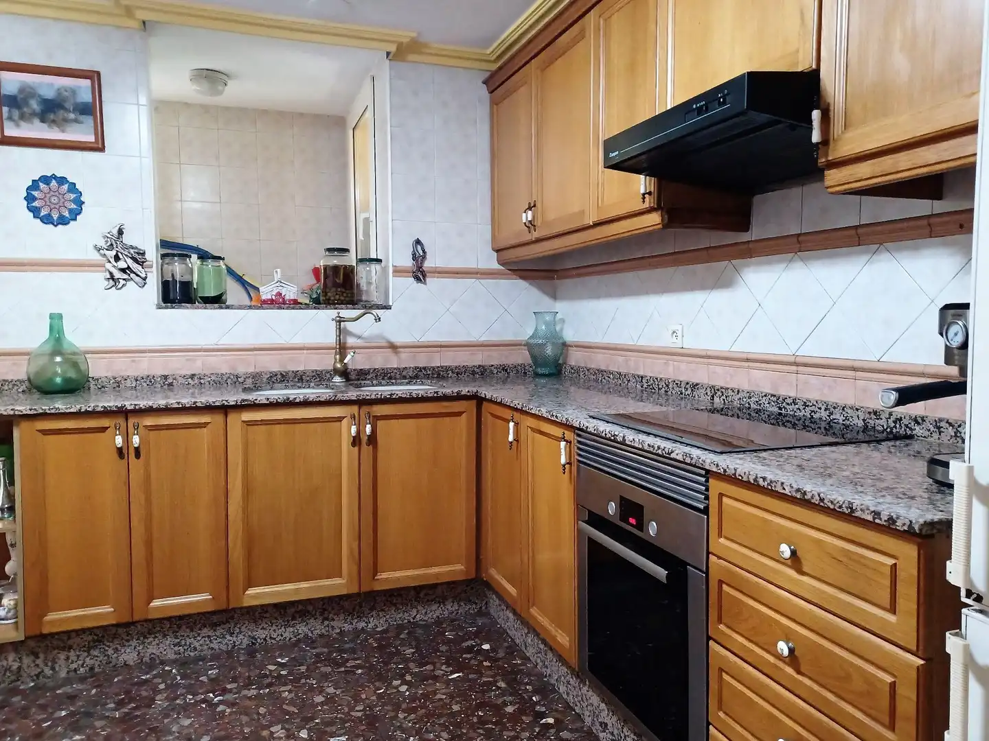 Kitchen of Flat for sale in Ontinyent  with Heating, Private garden and Terrace