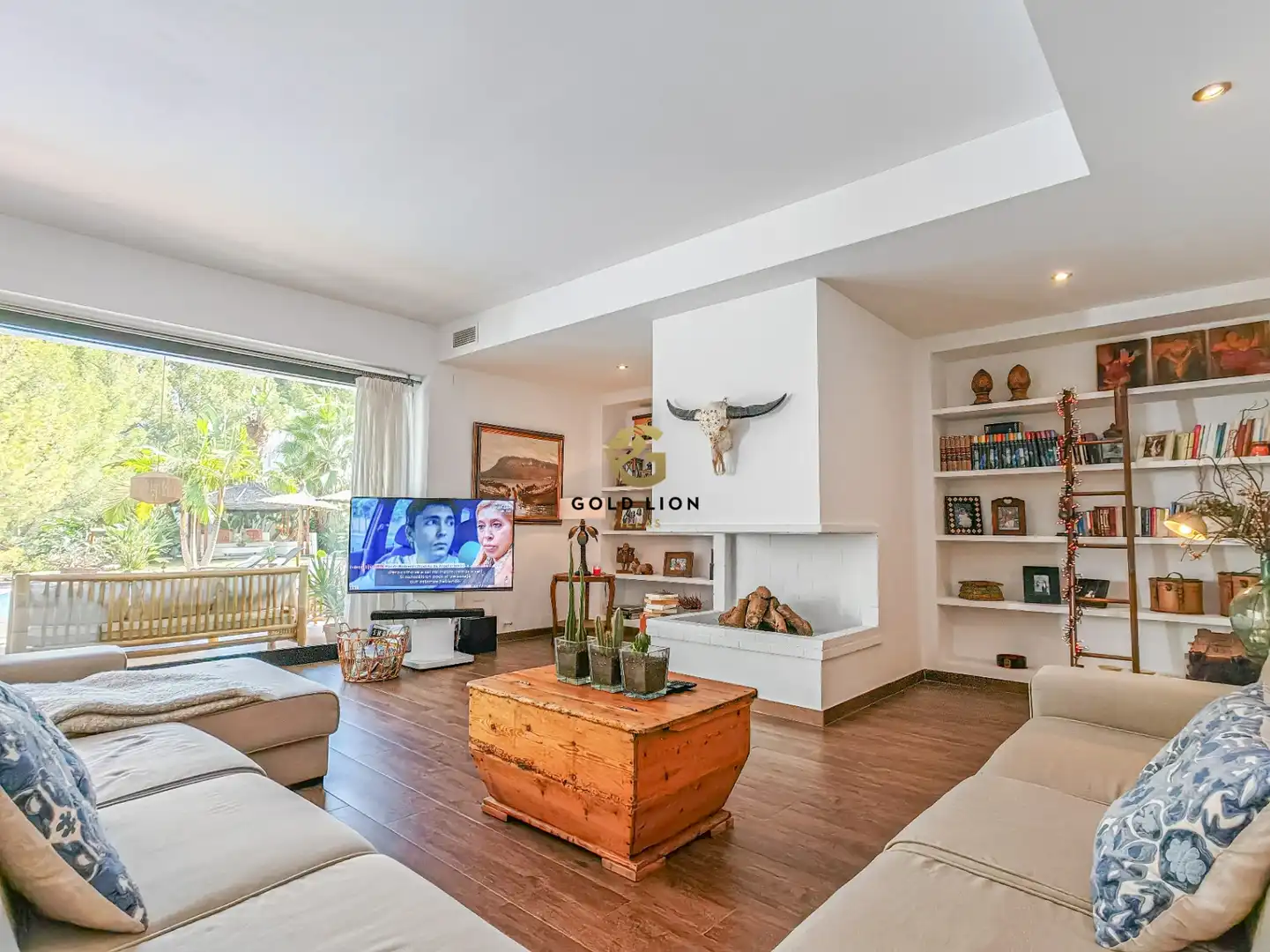 Living room of Houses for sale in Dénia  with Air Conditioner, Heating and Private garden