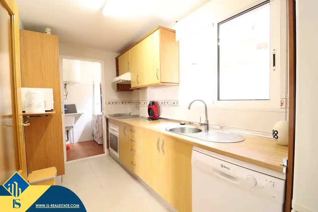 Kitchen of Flat for rent in Orihuela  with Terrace, Furnished and Oven