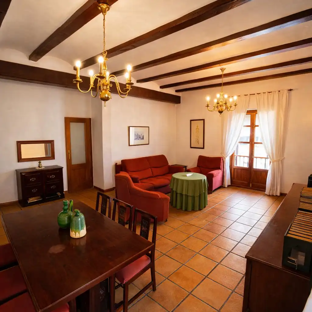 Sala de estar de Casa adosada en venta en Xàtiva con Aire acondicionado, Terraza y Amueblado