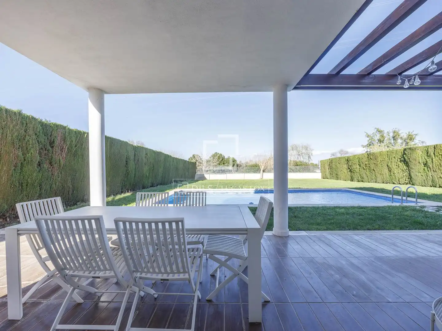 Terraza de Casa o chalet de alquiler en San Antonio de Benagéber con Aire acondicionado y Piscina
