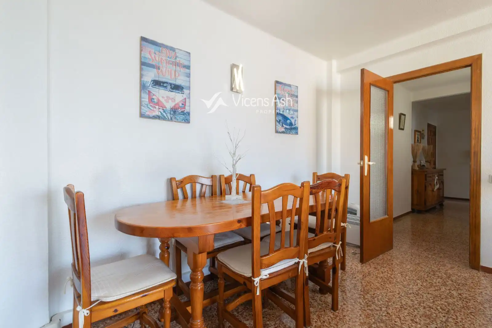 Menjador de Apartament en venda en Jávea / Xàbia amb Terrassa i Moblat