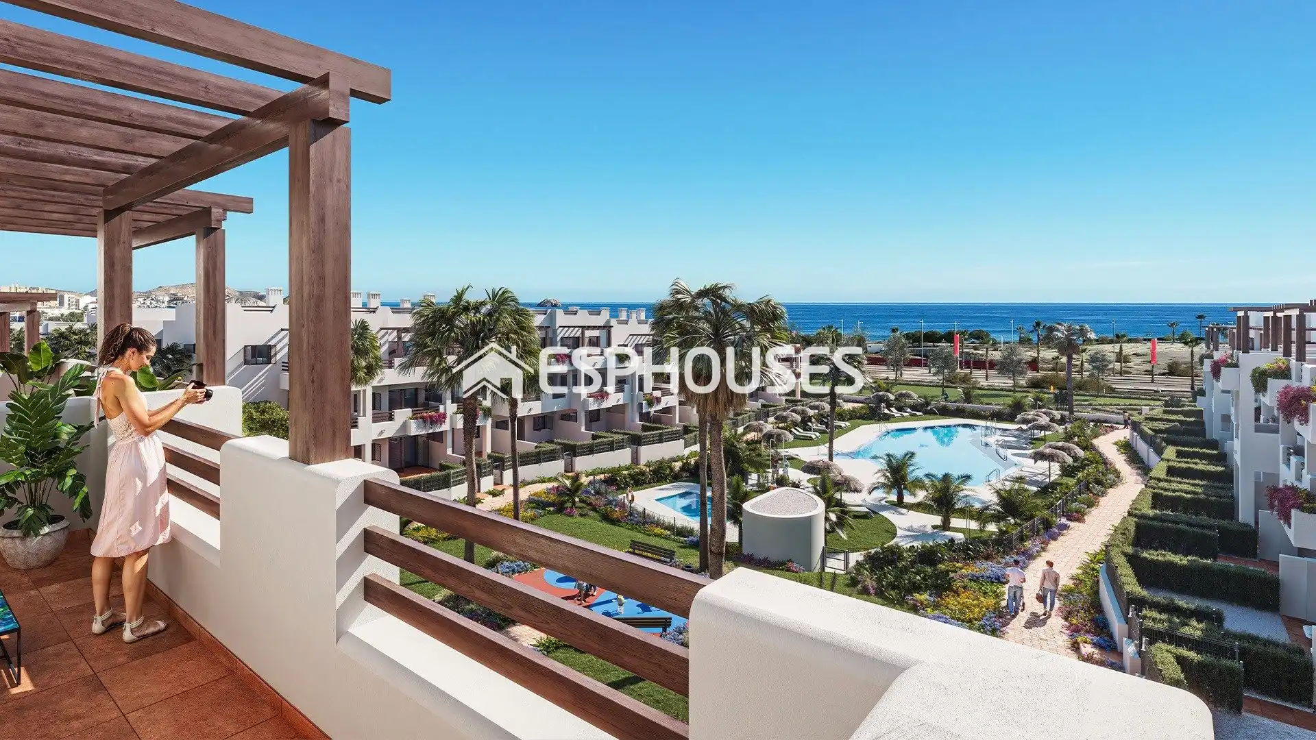 Terrace of Attic for sale in Pulpí  with Terrace, Balcony and Jacuzzi