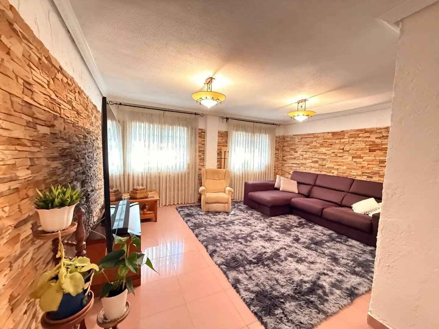 Living room of Houses for sale in Alicante / Alacant  with Air Conditioner, Heating and Terrace