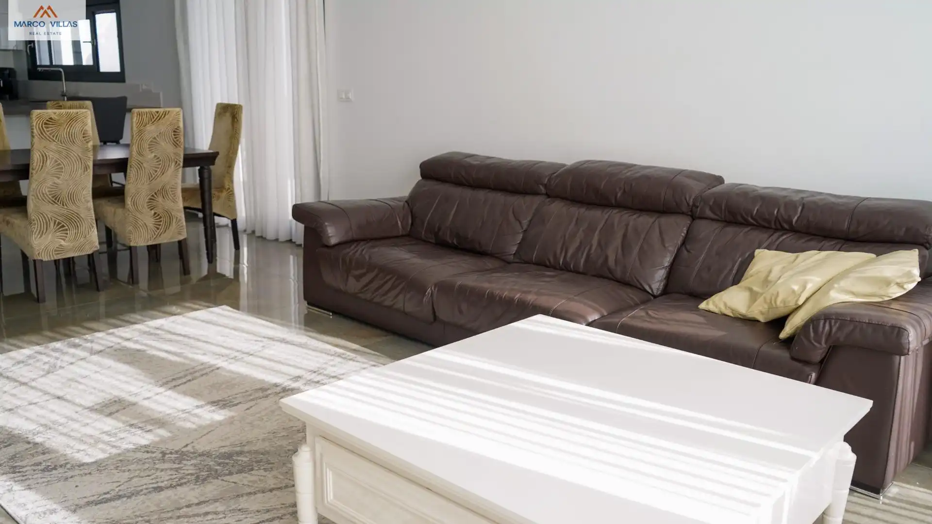 Sala de estar de Casa o chalet en venta en San Fulgencio con Aire acondicionado, Jardín privado y Piscina