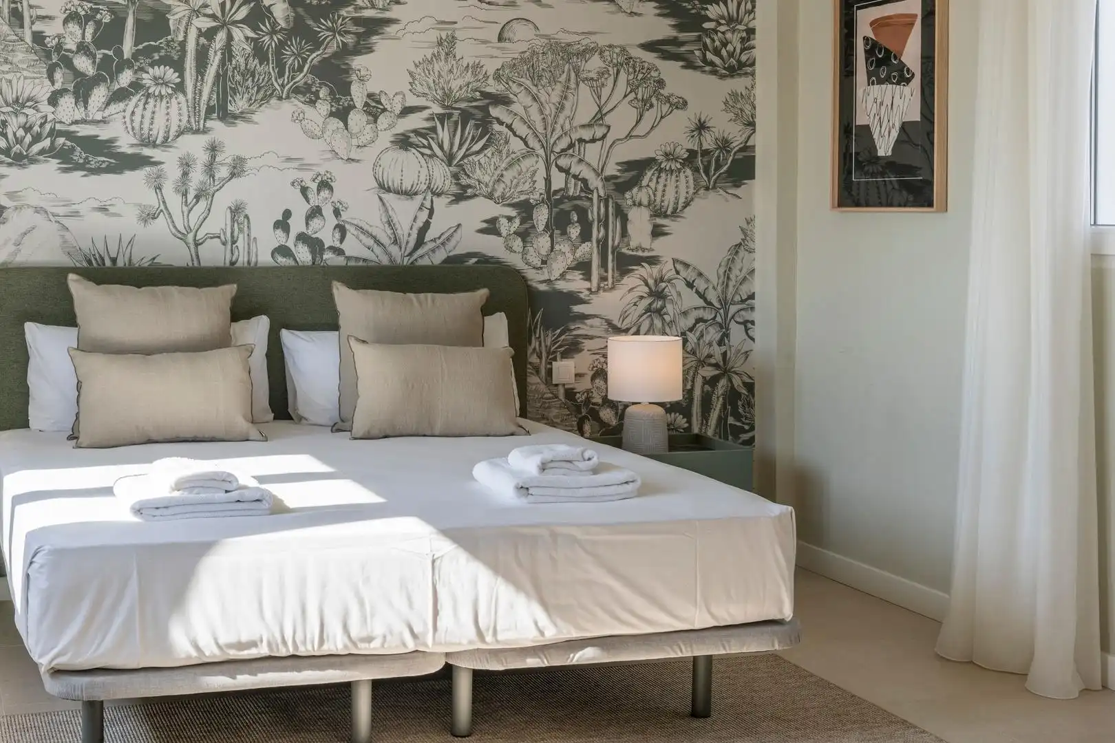 Bedroom of Attic for rent in Valencia  with Air Conditioner, Heating and Terrace