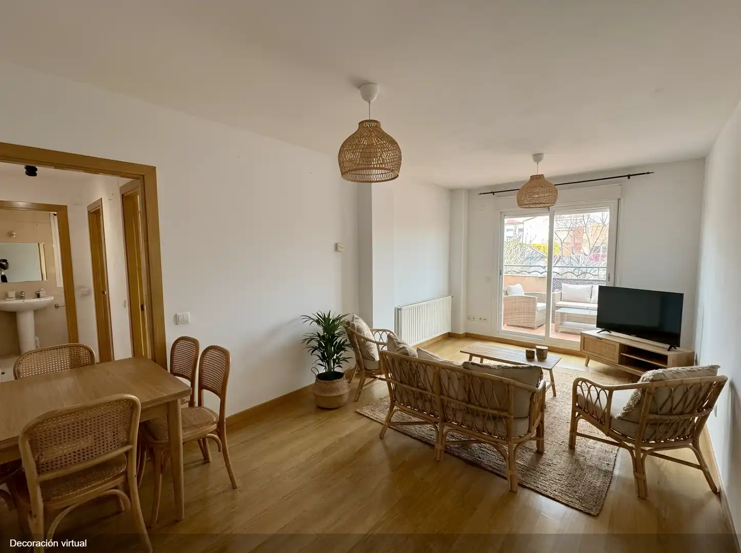 Living room of Flat for sale in Arroyomolinos (Madrid)  with Heating, Private garden and Terrace