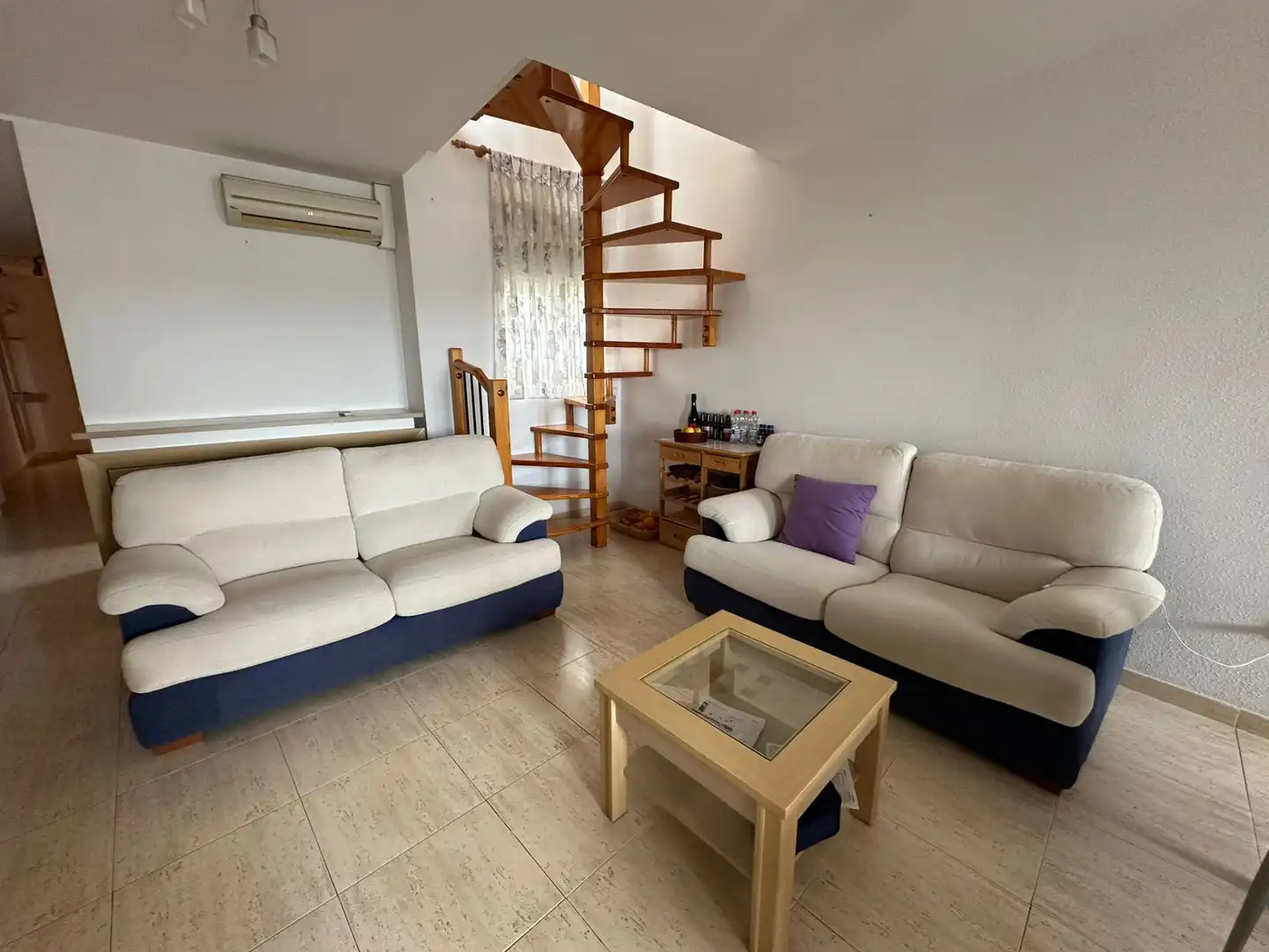 Sala de estar de Ático en venta en Benicarló con Terraza y Amueblado
