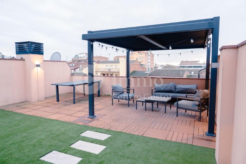 Terrasse von Dachboden zum Verkauf in Mollerussa mit Heizung, Parkett und Terrasse