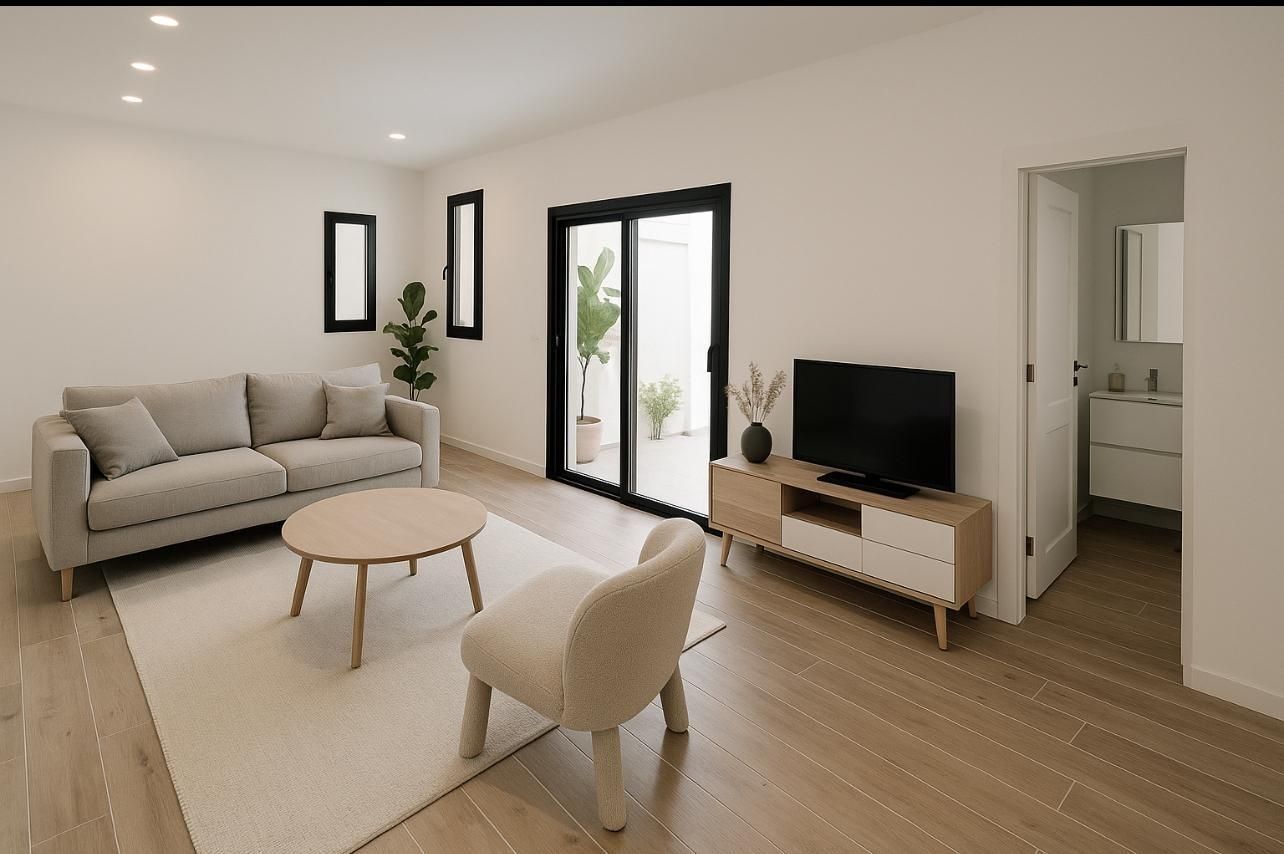 Sala d'estar de Planta baixa en venda en  Palma de Mallorca amb Calefacció, Terrassa i Balcó