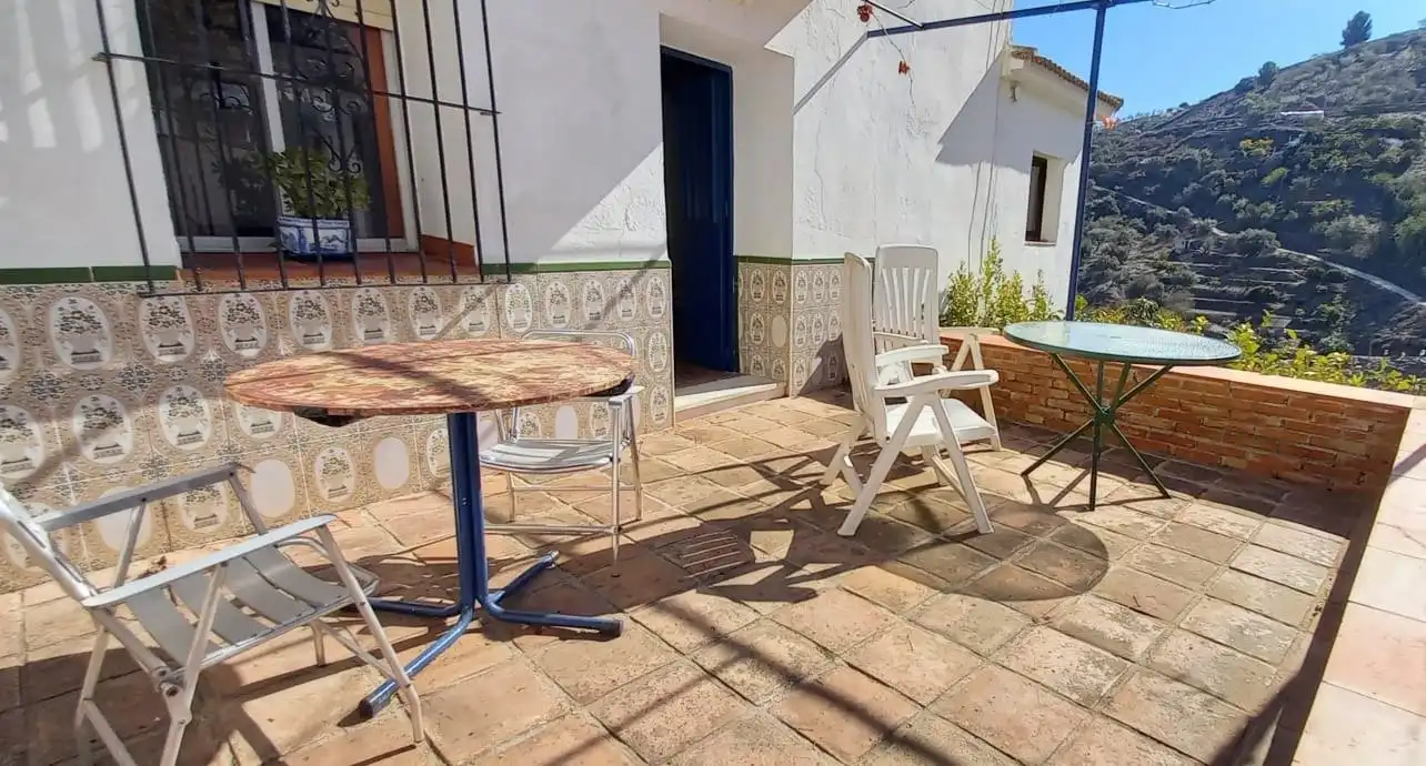 Terrace of Country homes for sale in Cútar  with Private garden, Terrace and Storage room