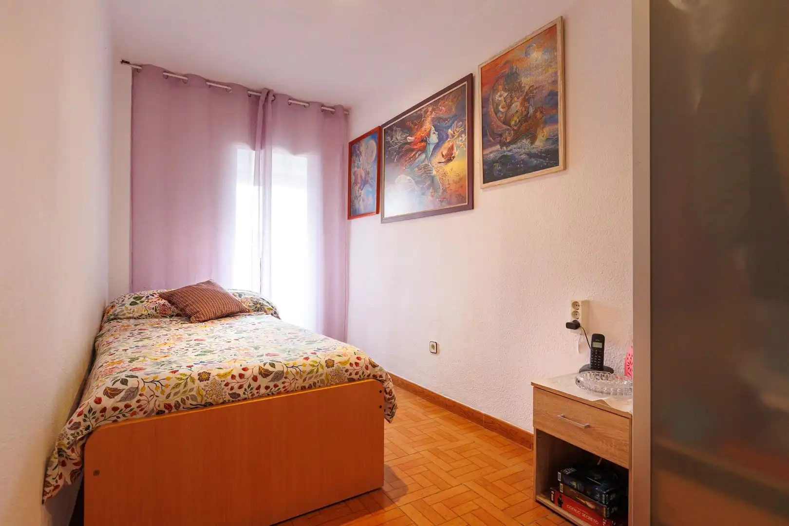 Bedroom of Flat for sale in Madrid  with Air Conditioner, Heating and Furnished