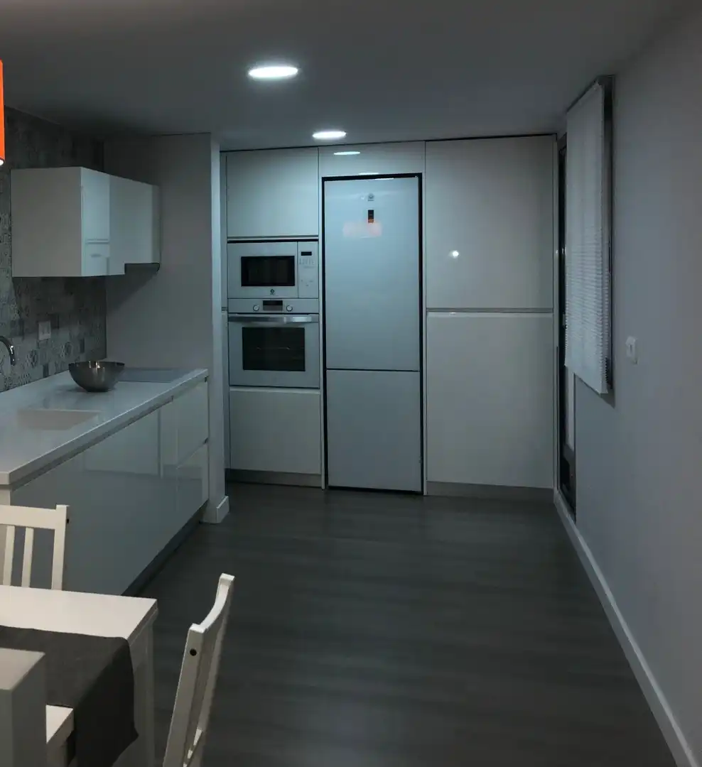 Cuina de Apartament de lloguer en Murcia amb Aire condicionat, Calefacció i Terrassa
