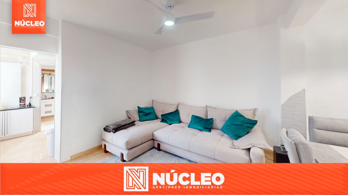 Living room of Flat for sale in Sant Joan d'Alacant  with Air Conditioner, Furnished and Oven