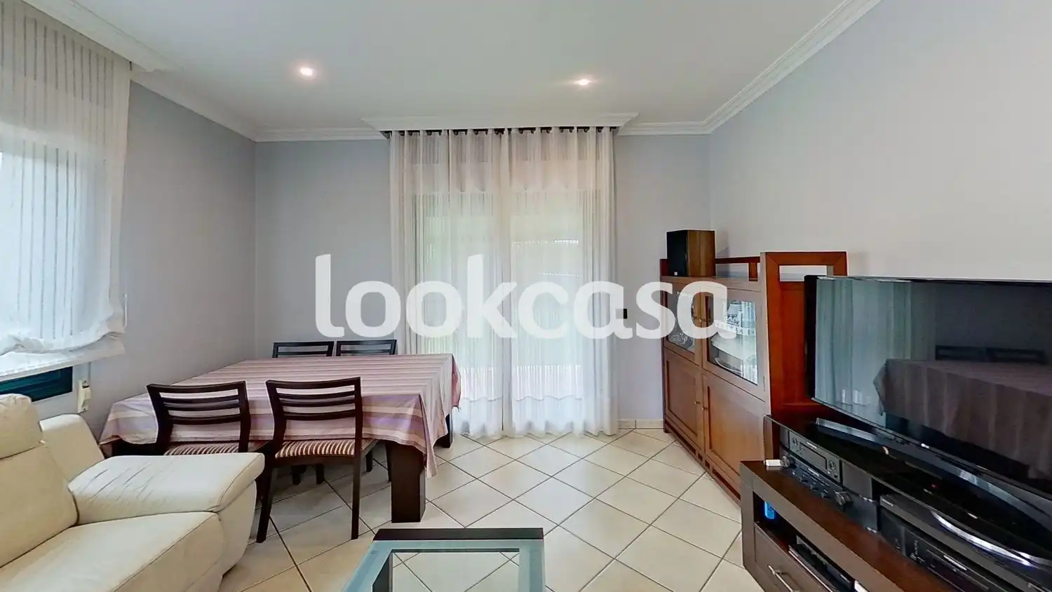 Sala de estar de Casa o chalet en venta en Sanxenxo con Jardín privado, Terraza y Horno