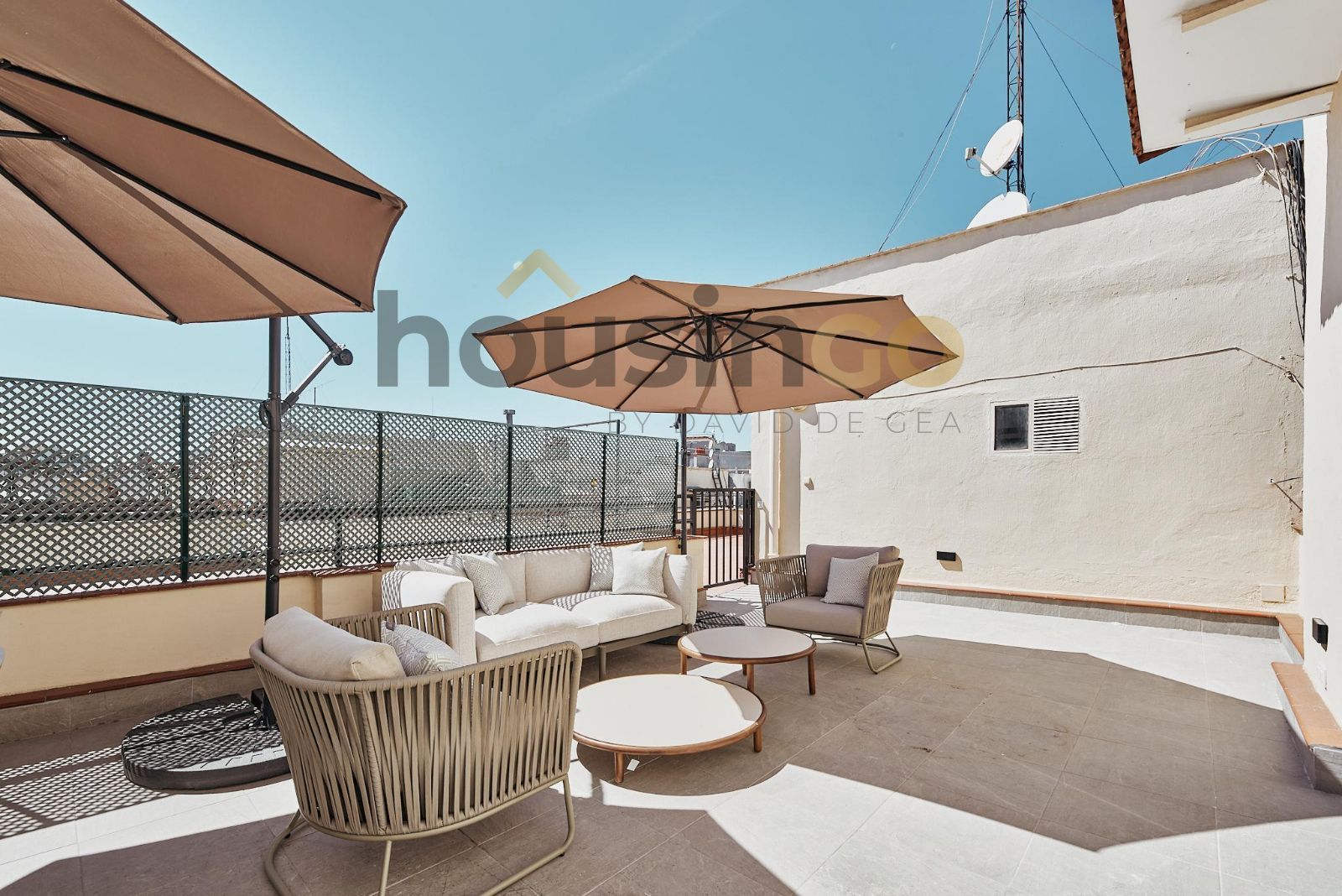 Terrace of Attic for sale in  Madrid Capital  with Heating, Terrace and Furnished