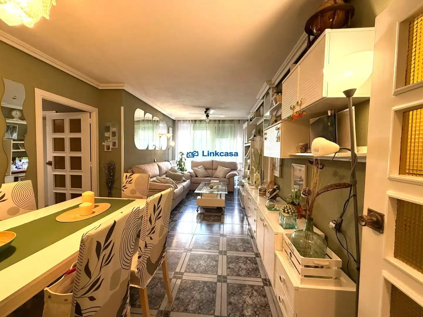 Living room of Flat for sale in Madrid  with Air Conditioner, Heating and Private garden