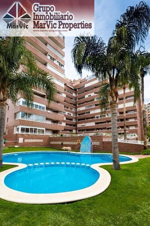 Vista exterior de Estudio en venta en Villajoyosa / La Vila Joiosa con Aire acondicionado, Jardín privado y Amueblado