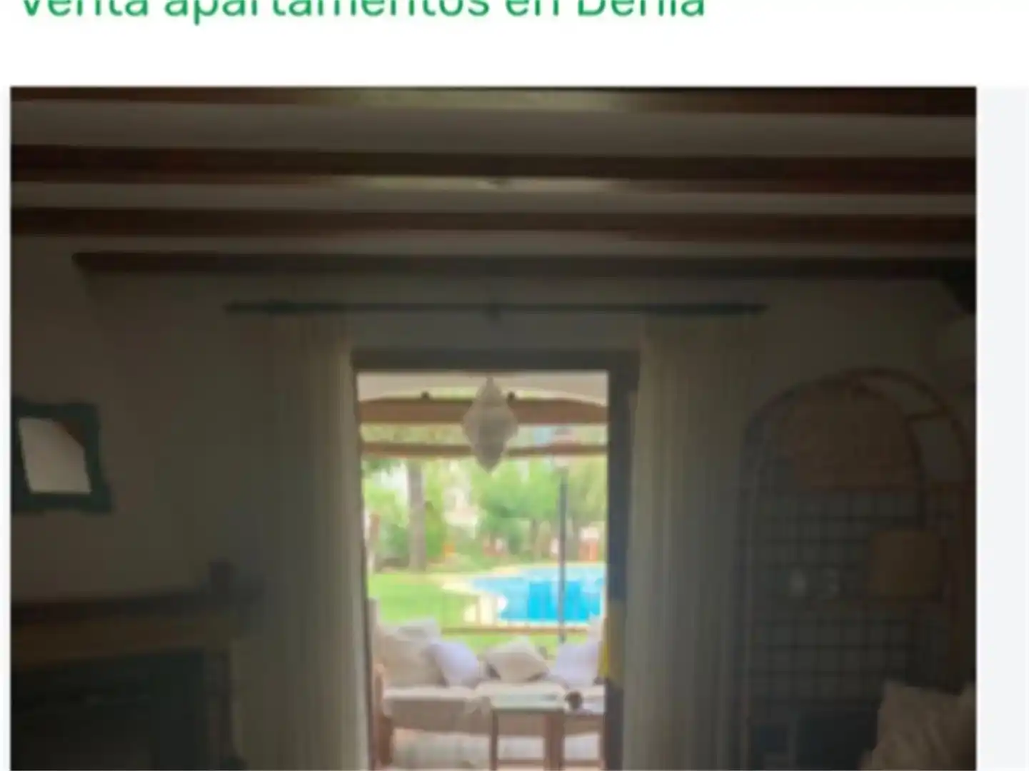 Jardí de Apartament de lloguer en Dénia amb Aire condicionat i Piscina