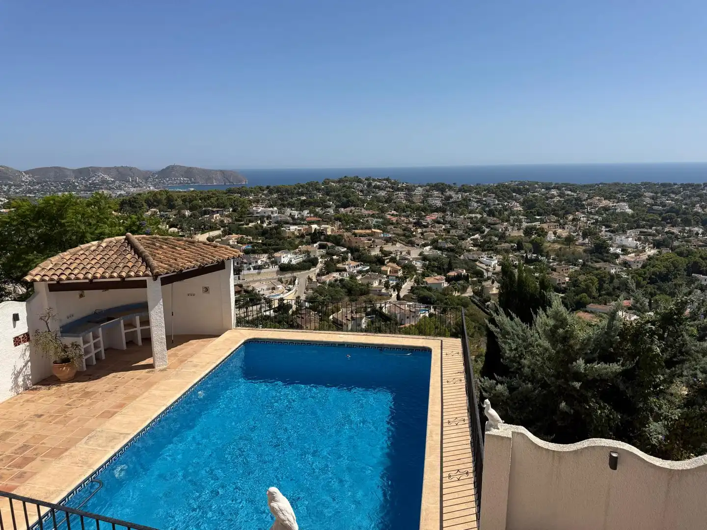 Piscina de Casa o xalet en venda en Benissa amb Aire condicionat, Calefacció i Jardí privat