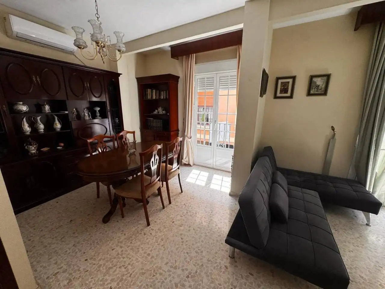 Sala de estar de Piso de alquiler en Morón de la Frontera con Amueblado y Balcón