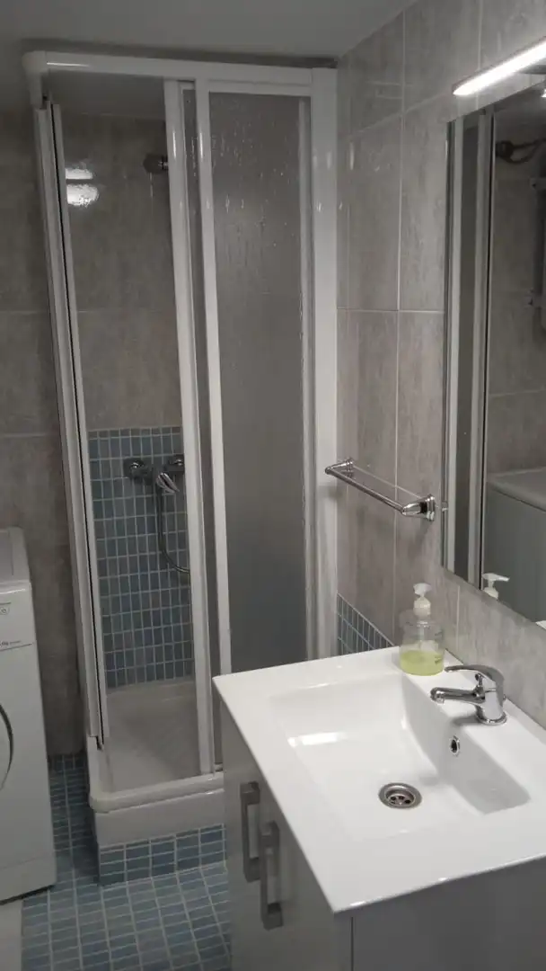 Bany de Apartament de lloguer en Sevilla amb Aire condicionat i Moblat