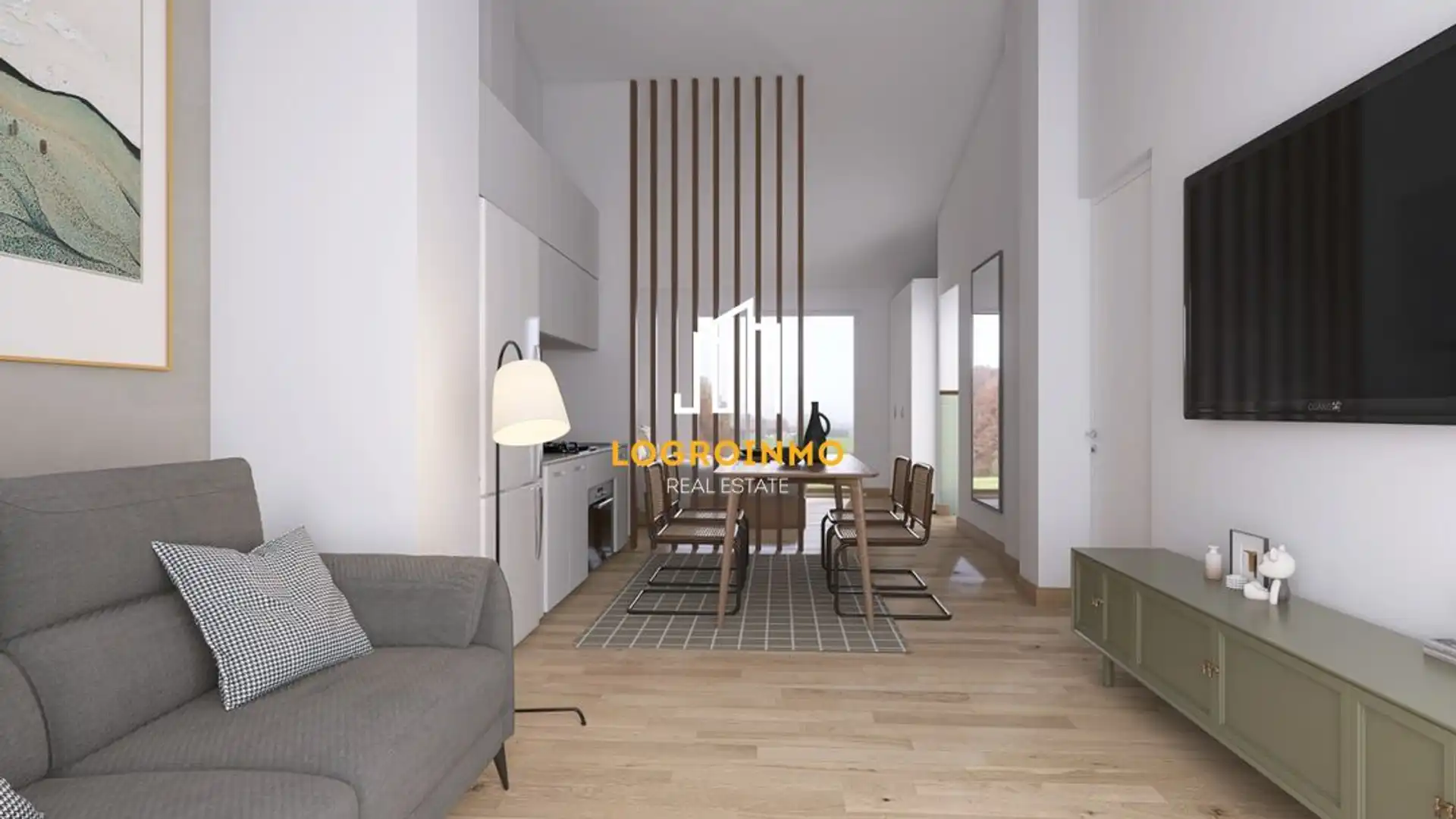 Sala de estar de Ático en venta en Alberite con Aire acondicionado, Calefacción y Parquet