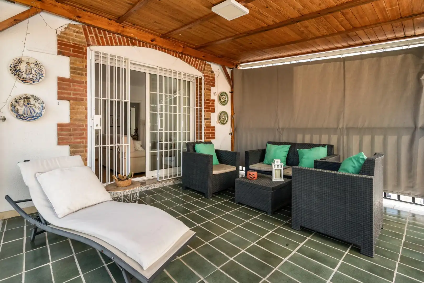 Terraza de Casa adosada en venta en Mollet del Vallès con Aire acondicionado, Calefacción y Jardín privado