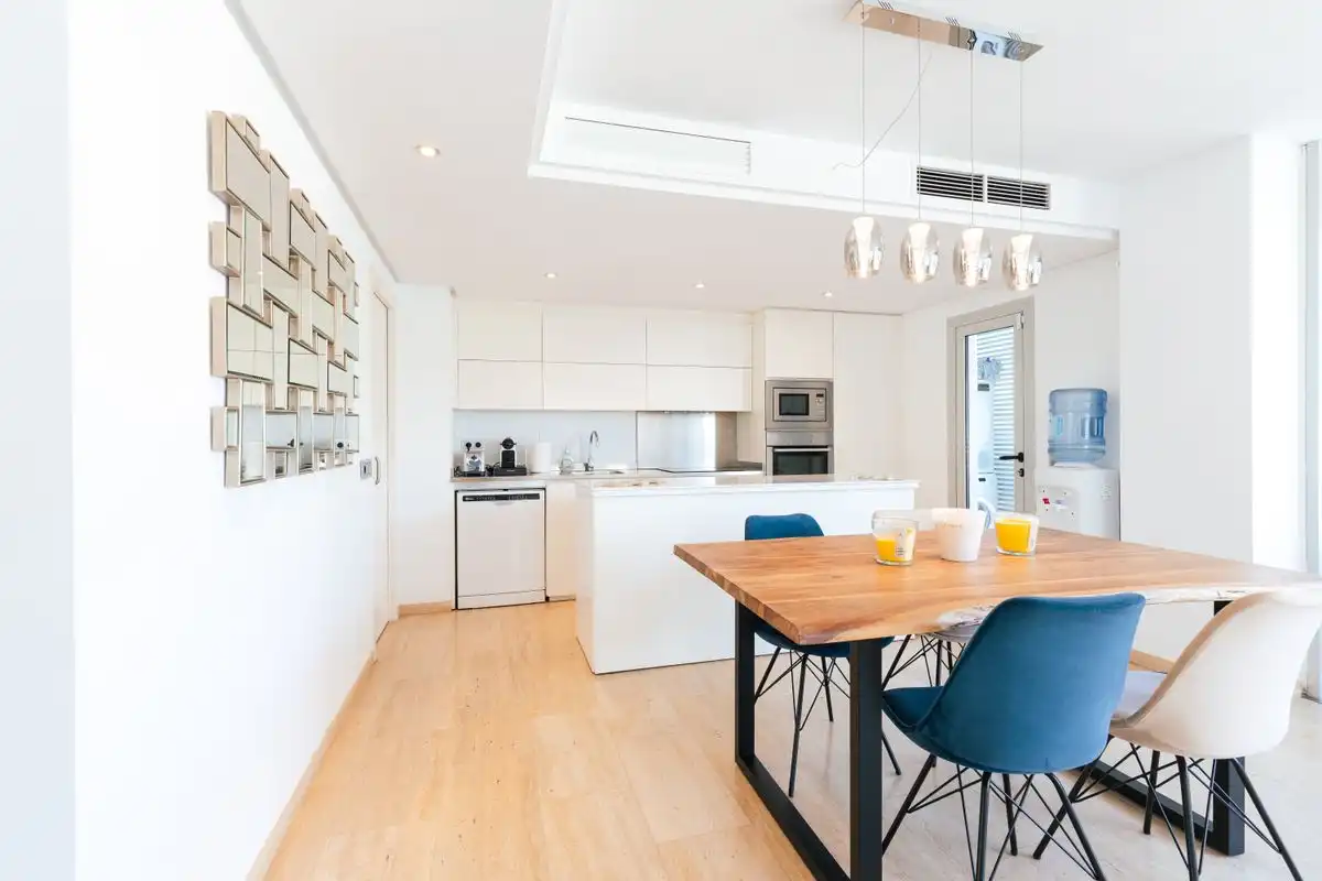 Küche von Maisonette zum Verkauf in Eivissa mit Klimaanlage, Heizung und Terrasse