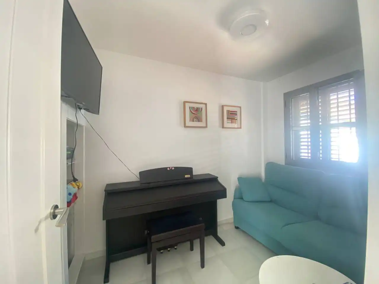 Sala d'estar de Casa o xalet de lloguer en Islantilla amb Aire condicionat, Terrassa i Balcó